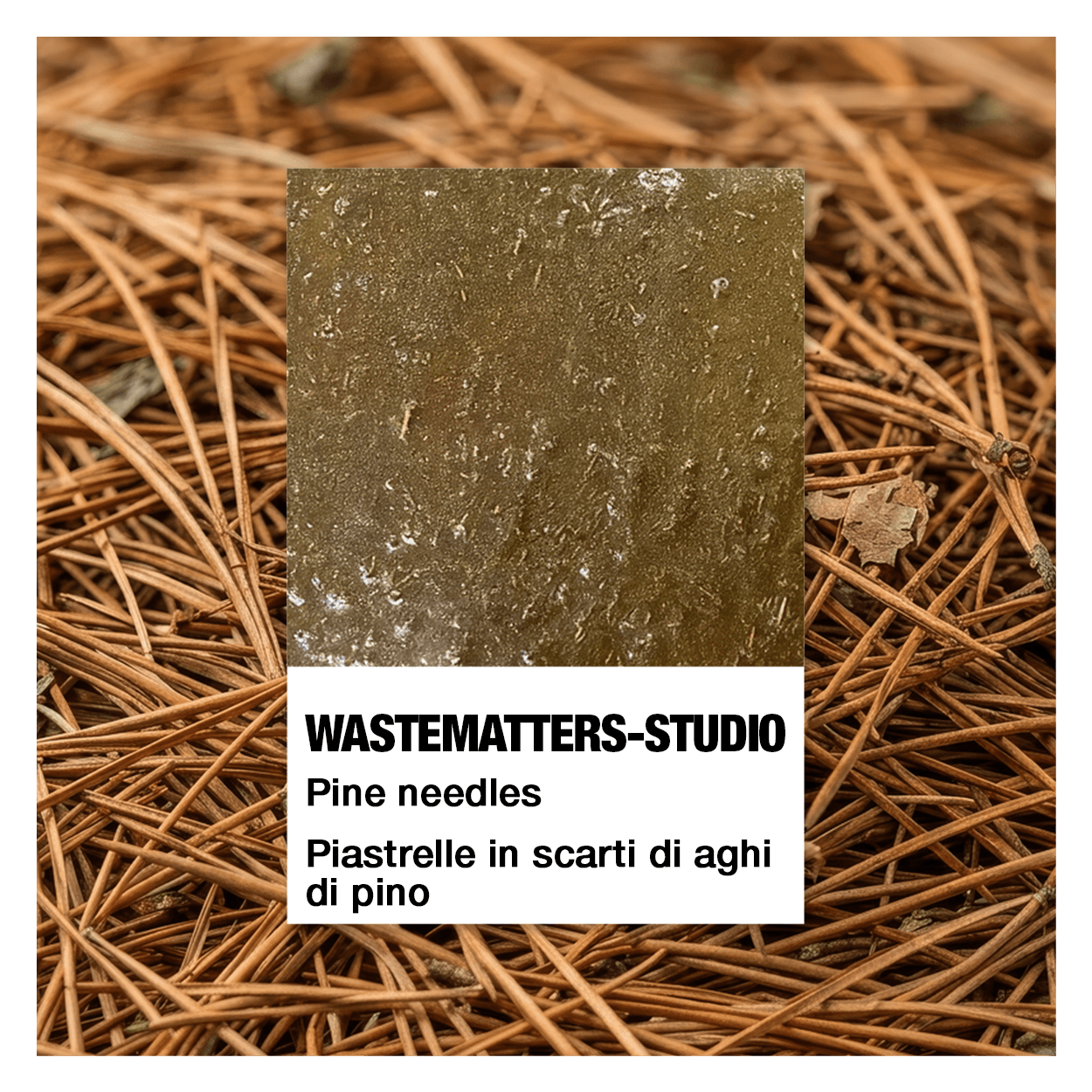 wastematters pine needles waste tiles